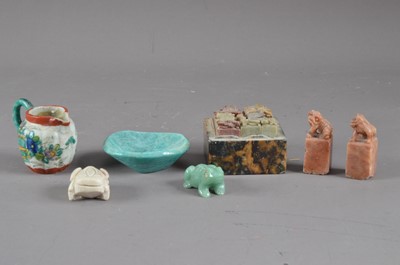 Lot 196 - A small collection of Chinese works of art