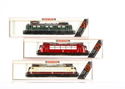 Lot 588 - Arnold N Gauge German Electric Locomotives