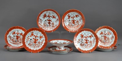Lot 200 - A part 20th century Japanese Kutani-ware dinner service