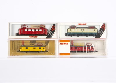 Lot 591 - Arnold N Gauge German Electric Locomotives