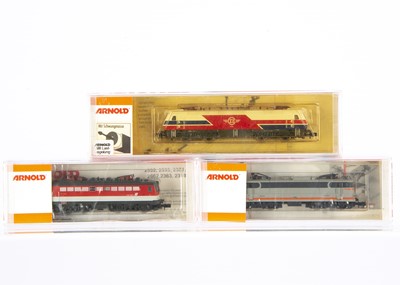 Lot 592 - Arnold N Gauge Continental Electric Locomotives