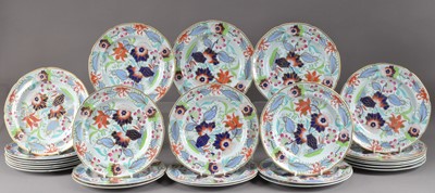 Lot 256 - A large collection of Copeland Spode porcelain dinner plates