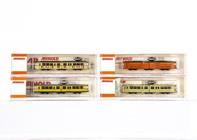 Lot 601 - Arnold N Gauge Electric Articulated Trams