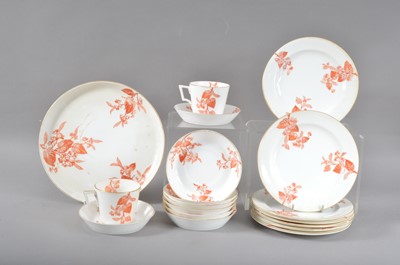 Lot 354 - A late 19th century Royal Crown Derby part tea service