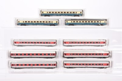 Lot 40 - Fleischmann N Gauge German Coaching Stock