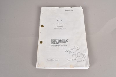 Lot 28 - A Copy of the Final Shooting Script of Zulu - The Battle of Rorke's Drift