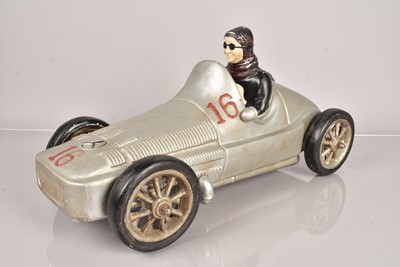 Lot 51 - A large Plaster Cast of a Mercedes Racing Car