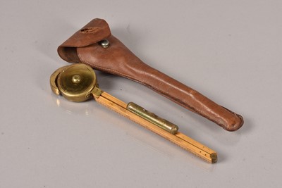 Lot 59 - A Victorian Boxwood and Brass Horse Measure