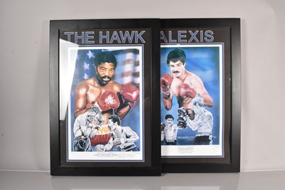 Lot 93 - Alexis Arguello / Aaron Pryor autographed Prints