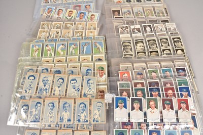 Lot 195 - Cricket Themed Cigarette Card Sets