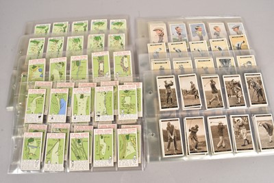 Lot 197 - Golf Themed Cigarette Card Sets