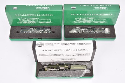 Lot 45 - Model Power American N Gauge Steam Locomotives with Tenders