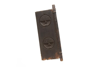 Lot 276 - An African carved wooden door