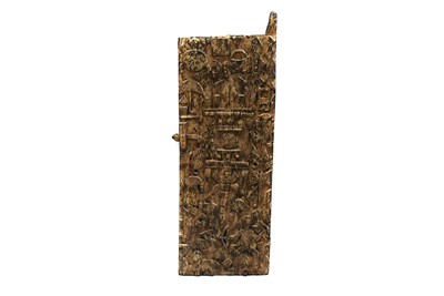 Lot 279 - An African carved wooden door