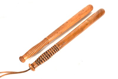 Lot 467 - A Vintage Borough of Margate wooden Police Truncheon