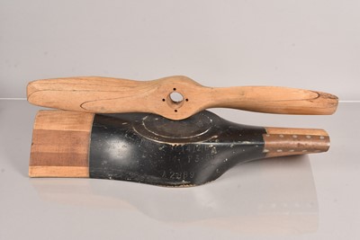 Lot 504 - A cut down wooden Propeller