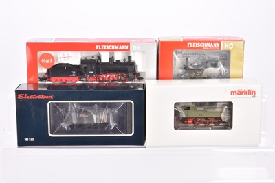Lot 720 - German and Spanish HO Gauge Steam Locomotives
