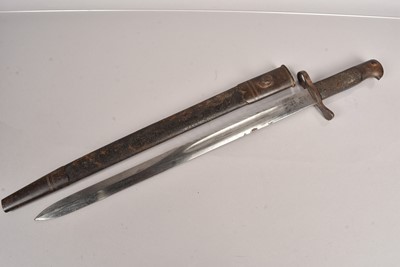 Lot 868 - A British 1875 Volunteer Sawback