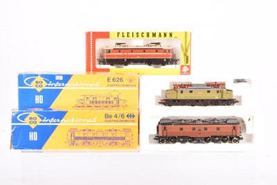 Lot 751 - Roco and Fleischmann HO Gauge Electric Locomotives
