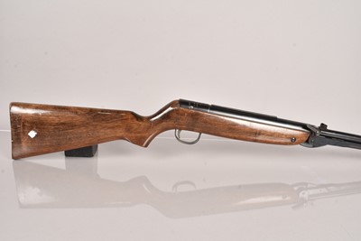 Lot 1031 - A Webley Mark 3 .22 Under Lever air rifle