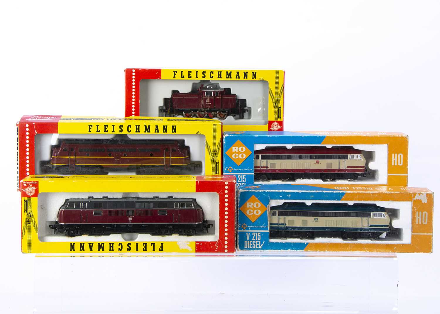 Lot 757 - Fleischmann and Roco Diesel German and Danish HO Gauge Locomotives