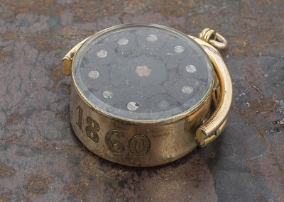 Lot 53 - A Victorian Trans Atlantic Cable and gilt metal fob