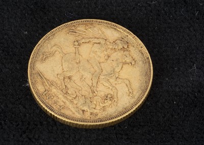 Lot 308 - A Victorian Young head full gold sovereign