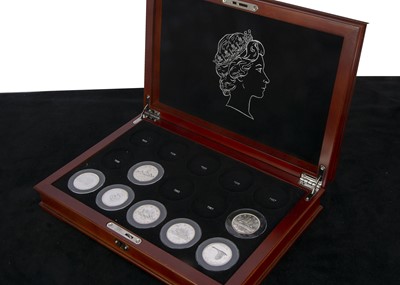 Lot 319 - A collection of seven Canadian Silver Dollars