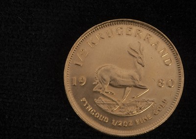 Lot 336 - A South Africa Gold 1/2 Kruggerand
