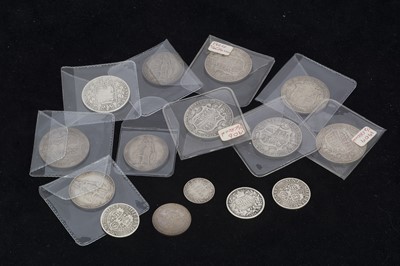 Lot 346 - A collection of Victoria and Edward VII Silver coinage