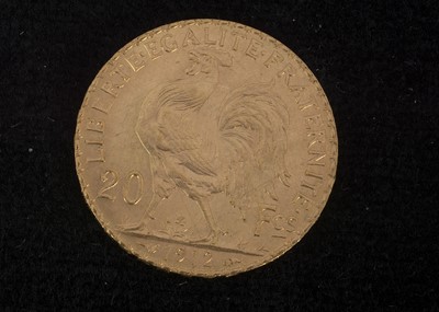 Lot 348 - France Gold 20 Francs