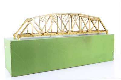 Lot 821 - Overland Models Inc H0 Gauge Riveted 'Camel Back' Warren Truss Double Track 225' Bridge OMI-3450