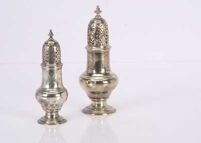 Lot 547 - A George III silver sugar sifter