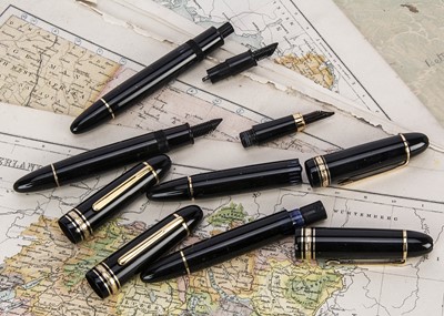 Lot 562 - Four damaged Mont Blanc style fountain pens