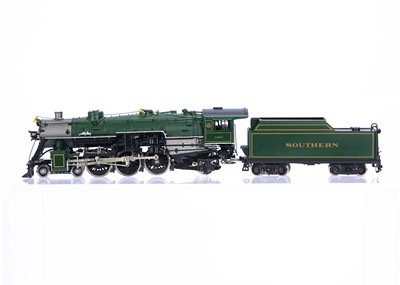 Lot 876 - Iron Horse Models by Precision Scale Co H0 Gauge Southern 4-6-2 PS-4 W/Walschaert's Valve Gear 10,000 Gallon Tender Factory Painted #1382, PSC #16804-1
