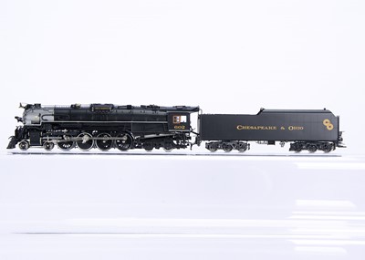 Lot 878 - Iron Horse Models by Precision Scale Co H0 Gauge Chesapeake & Ohio Railway Class J-3 4-8-4 Factory Painted Road #602 W/22-RC Tender PSC #16976-1