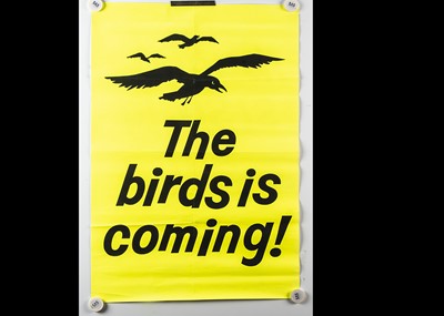 Lot 479 - The Birds (1963) Double Crown Advance Poster