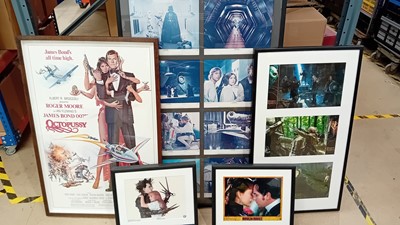 Lot 549 - Star Wars / LOTR Lobby Cards / Octopussy Poster