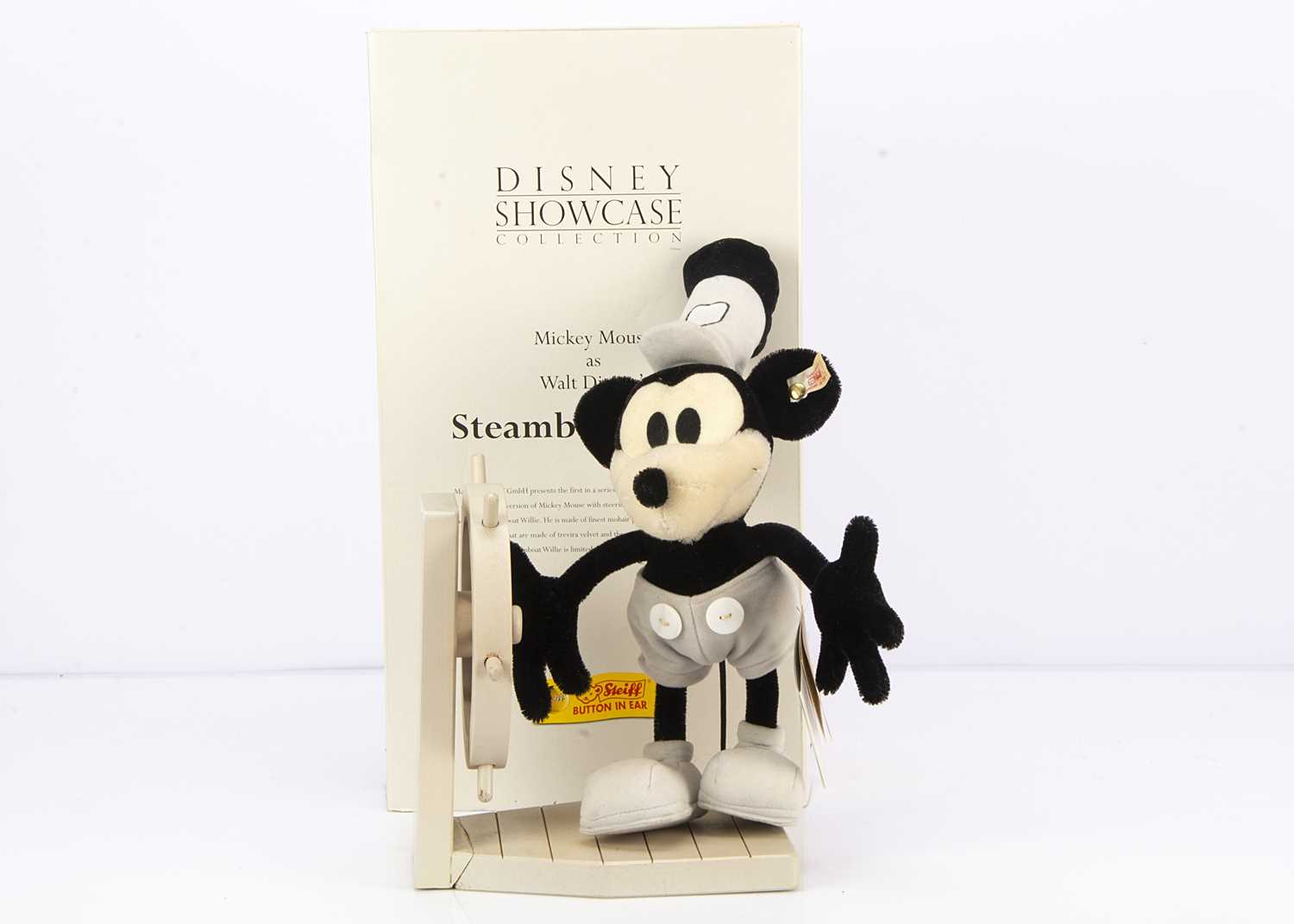 Lot 7 - A Steiff limited edition Walt Disney Steamboat Willie