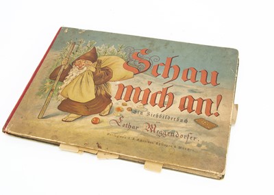 Lot 356 - A rare Lothar Meggendorfer Schau mich An (Look at Me) moving book
