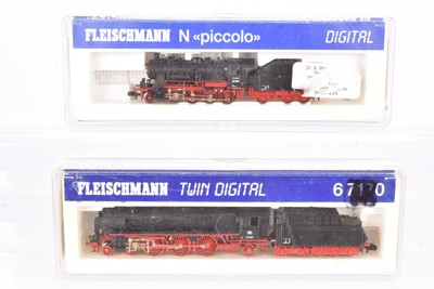 Lot 101 - N Gauge Continental German Steam Locomotives with Tenders
