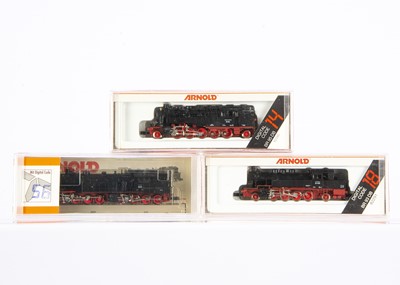 Lot 581 - Arnold N Gauge German Steam Tank Locomotives