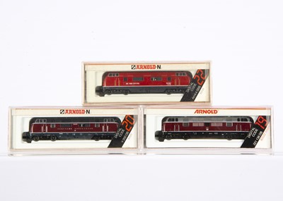 Lot 607 - Arnold N Gauge Diesel Swiss and German Locomotives