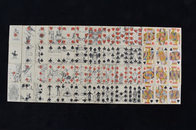 Lot 525 - A T S Chapman designed Reynolds & Sons for E Couchman & Co Transformation playing cards circa 1878