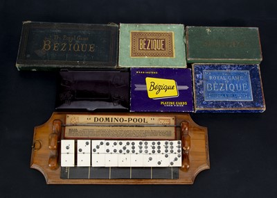 Lot 544 - Five boxed Bezique