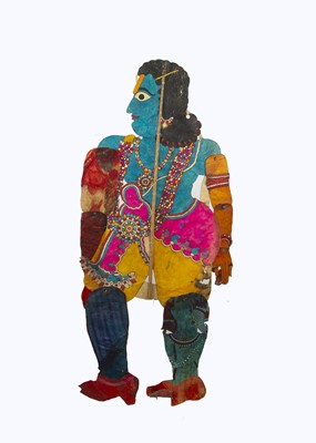 Lot 599 - Two 1920s Rajasthan shadow puppets