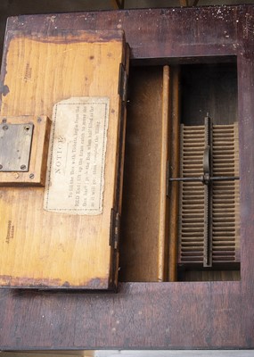 Lot 623 - An extremely rare and probably unique John Dennison of Leeds (British) counter-top clockwork Penny in Slot fortune telling machine circa 1890