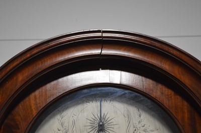 Lot 219 - A Georgian mahogany cased longcase clock