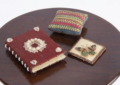Lot 665 - Three needlework pieces