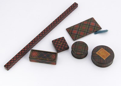 Lot 675 - Mauchline Tartanware